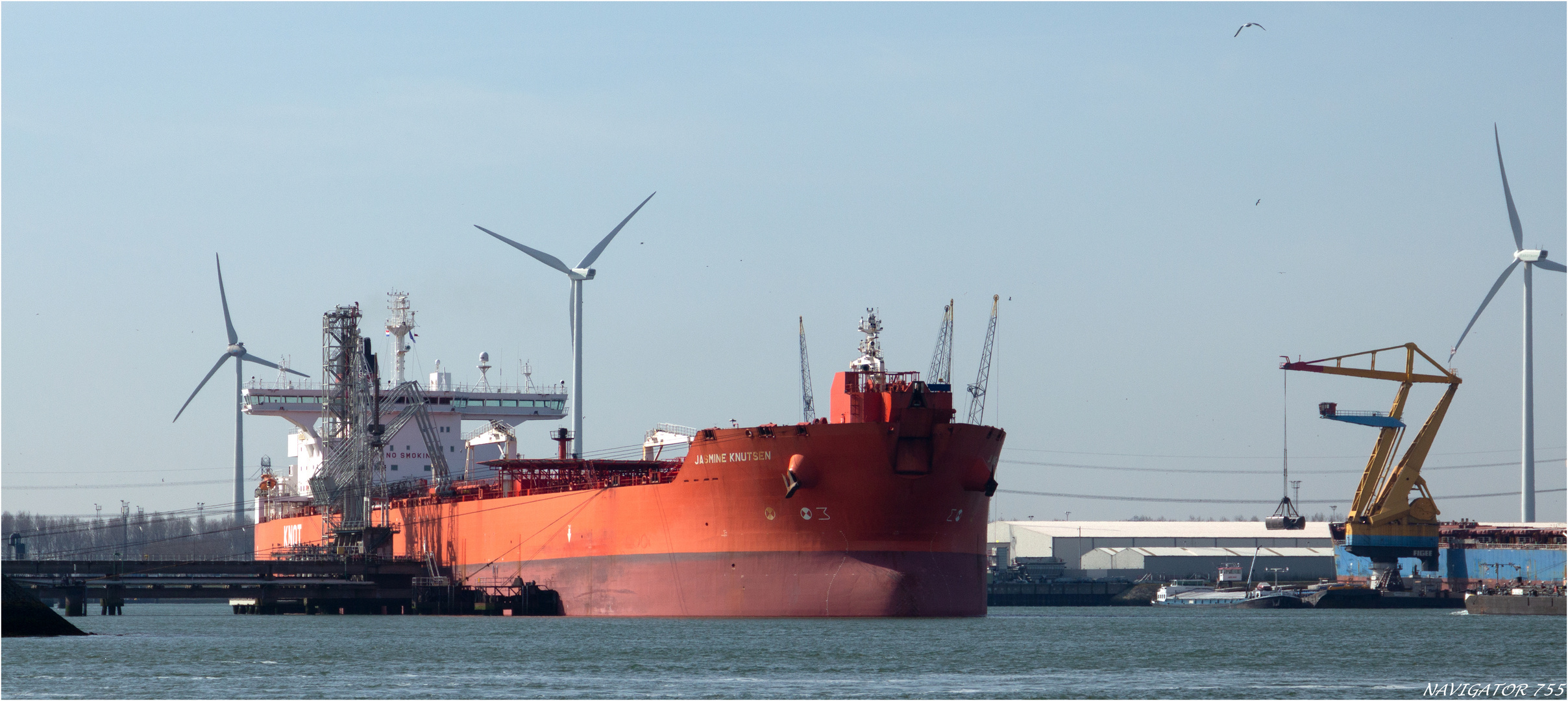  JASMINE KNUTSEN, Shuttle Tanker, Rotterdam.