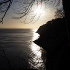 Jasmund Nationalpark in winterlicher Abendstimmung