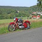 Jawa 500 OHC im Vogtland