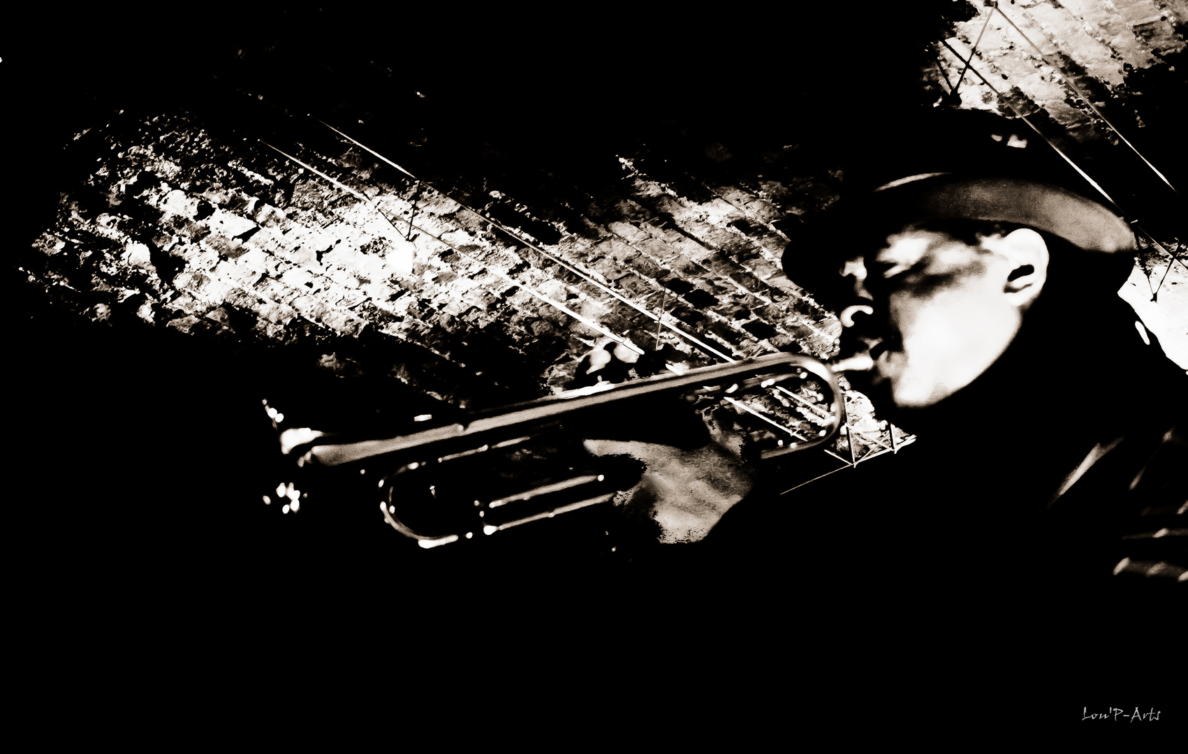 jazz photo et image personnes, images en noir et blanc sepia Images