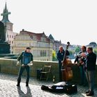Jazz music on Charles Bridge 