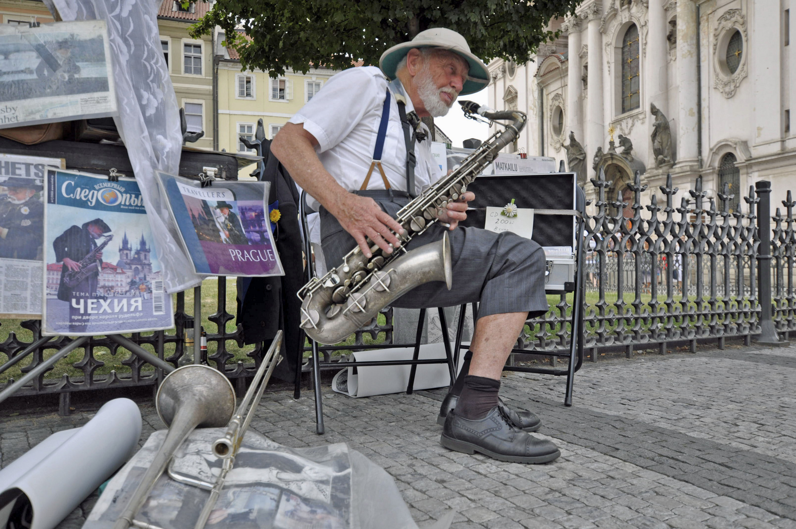 Jazz Musiker in Prag