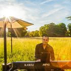 Jazz Pianist im Park