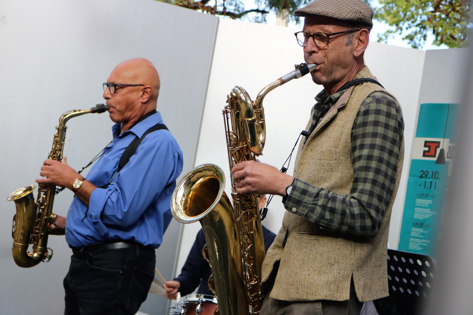 JAZZ sax duo Blue Train Ca-20-19-col +5Fotos +TIPP