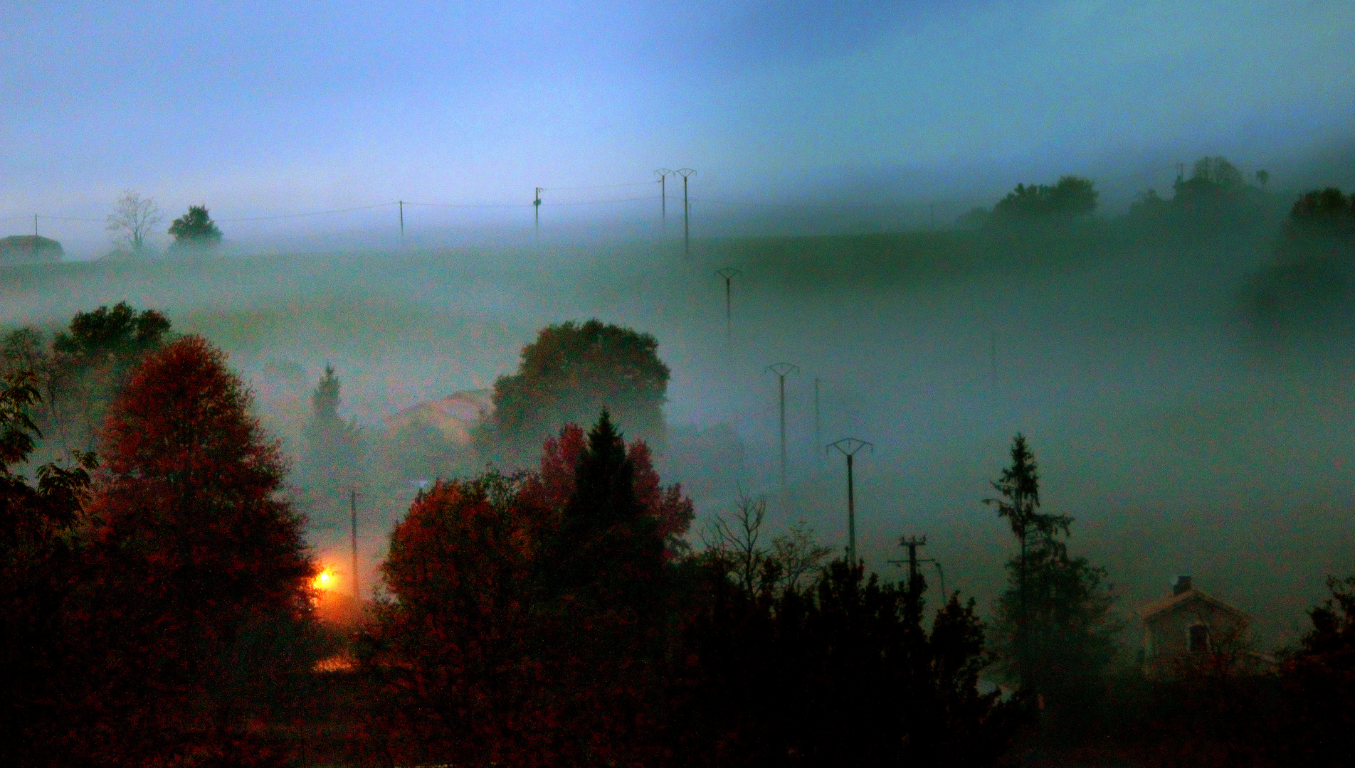 Je Glisse dans La Brume........