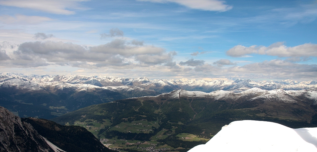 Je höher du auf einen Berg hinaufgehst, desto kleiner...