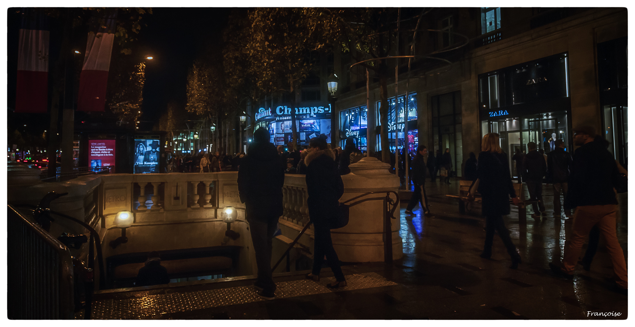 Je m'baladais sur l'avenue....