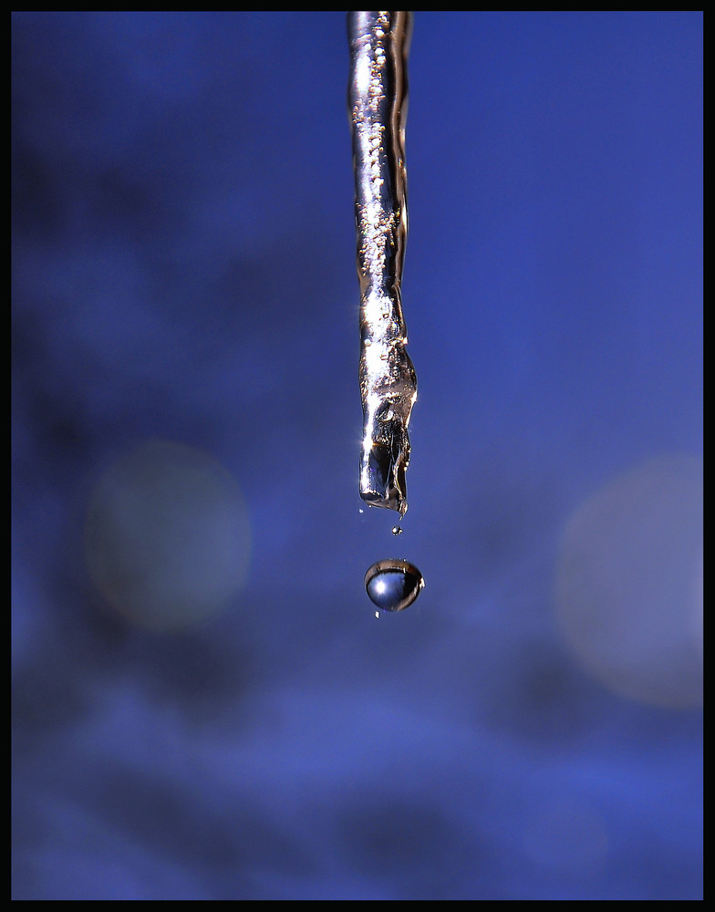 Je me liquéfie...en goutte.