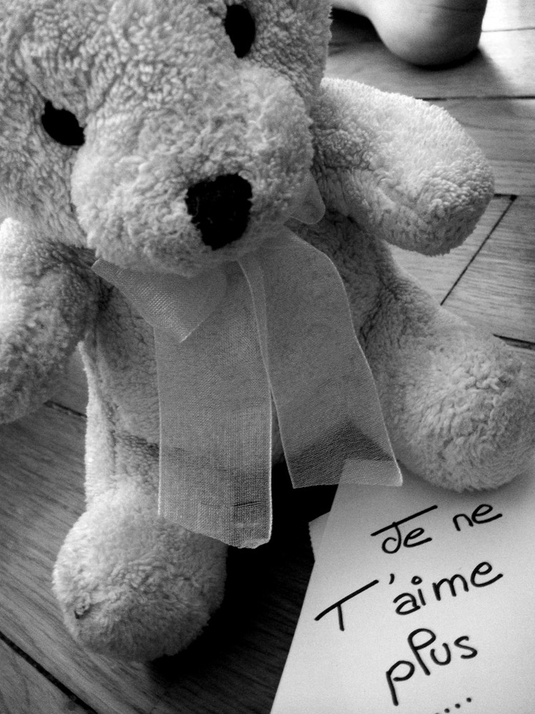 Je ne t'aime plus .... Mais je t'aime encore ....