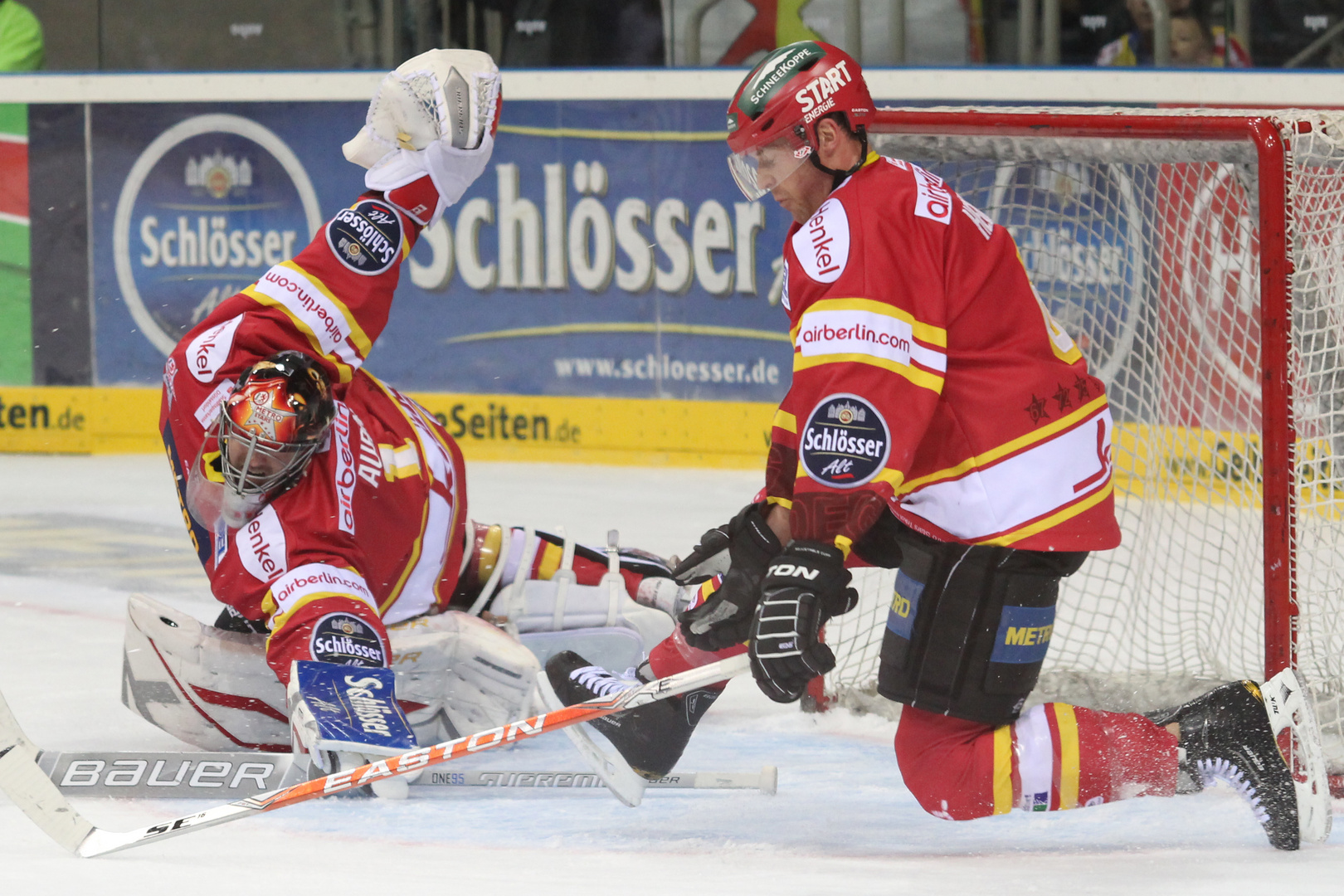 Jean-Sebastien Aubin # 1 & Andy Hedlund # 6 12.12.10