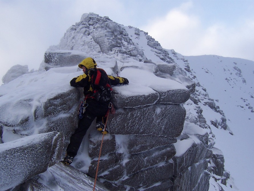 Jeannie on Fiacaill Ridge