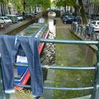 Jeans am reling Amsterdam Fashion