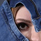 Jeans mit Auge