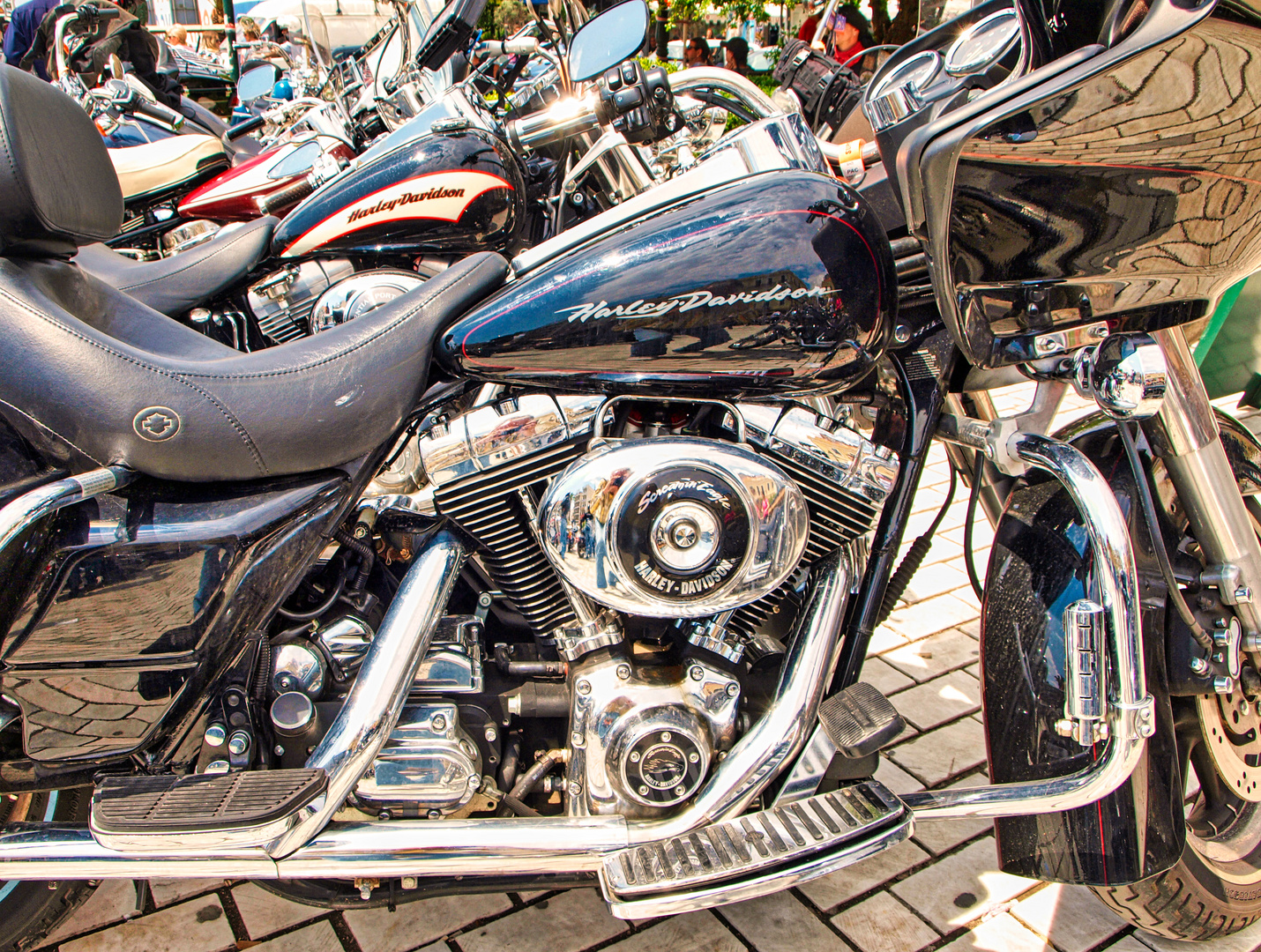 jede Menge Harleys