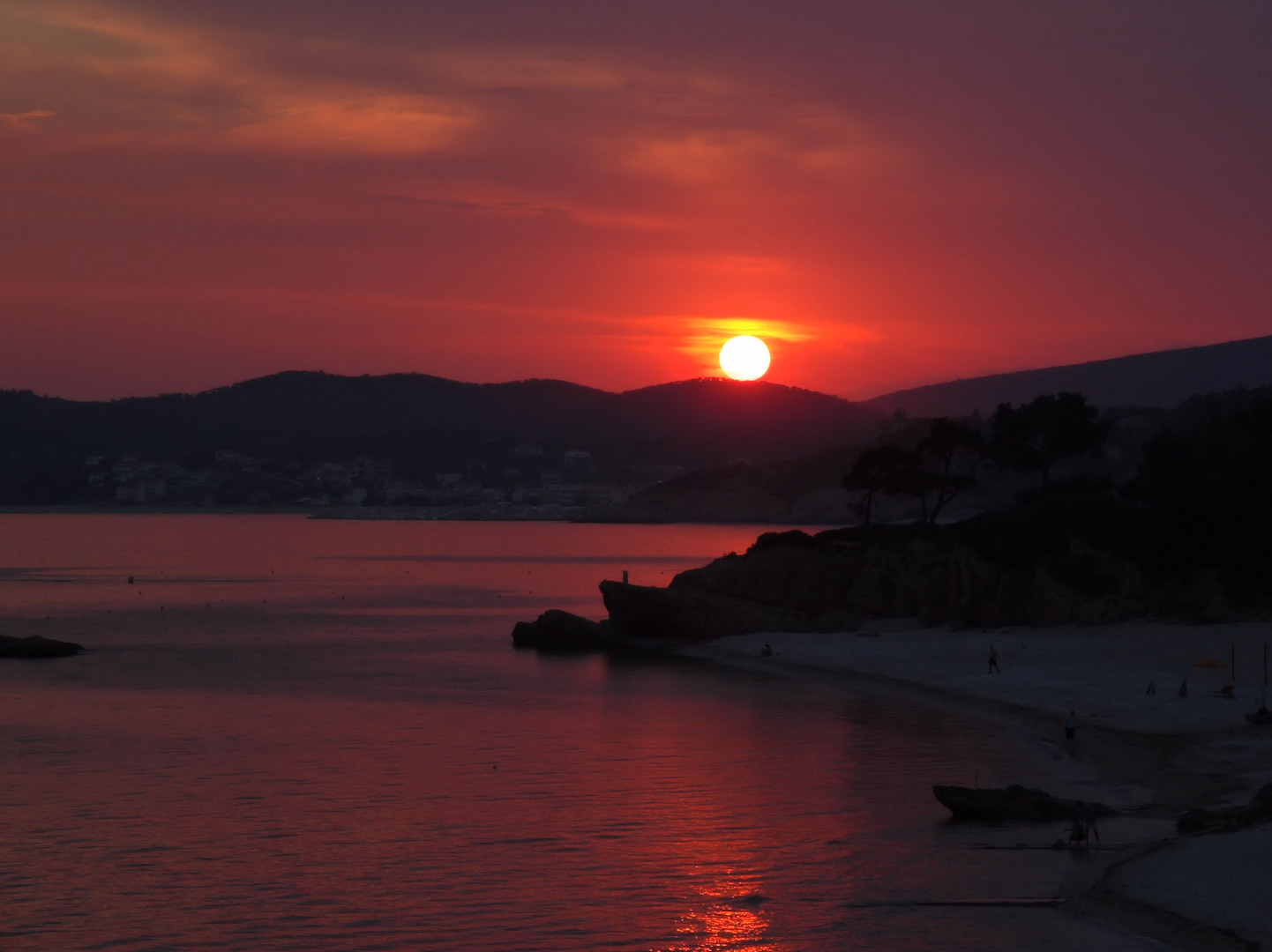 Jeden Abend auf Thassos