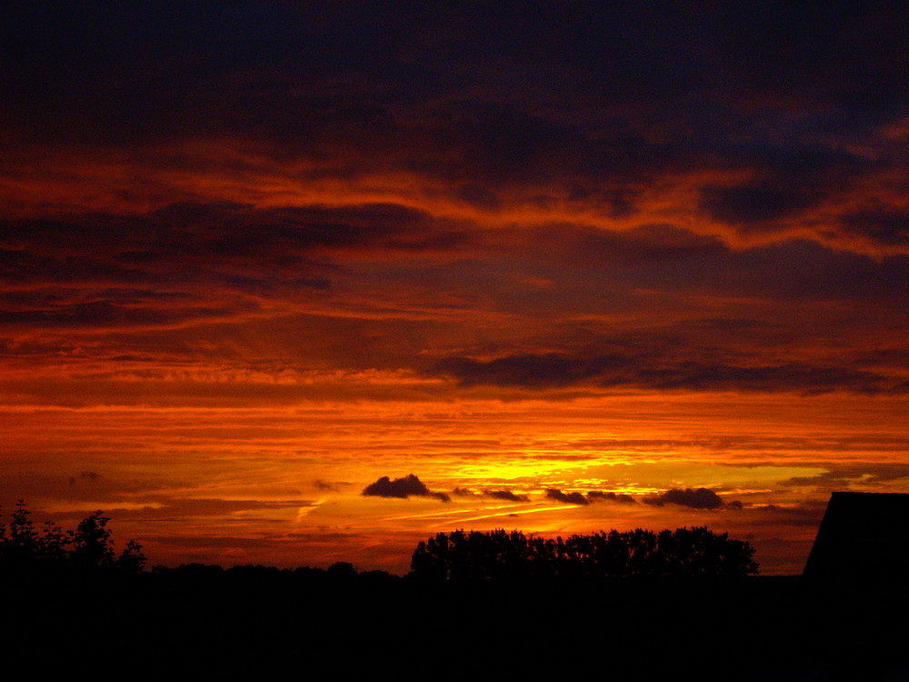 jeden abend aus meinem fenster im sommer