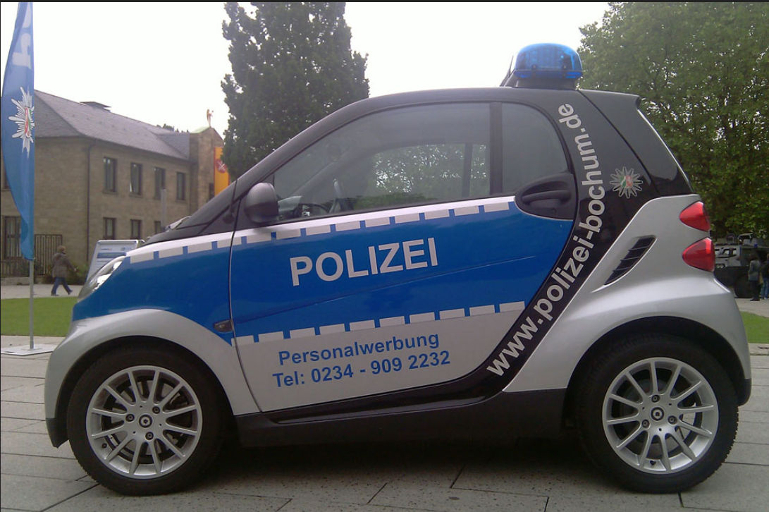 Jeder fängt mal klein an bei der Polizei ...