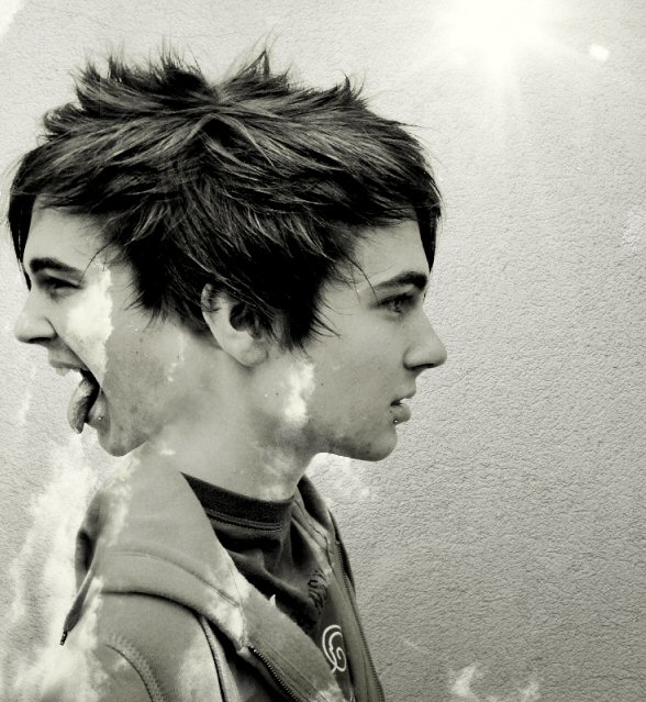 Jeder Mensch hat zwei Gesichter Foto & Bild portrait, selbstportraits