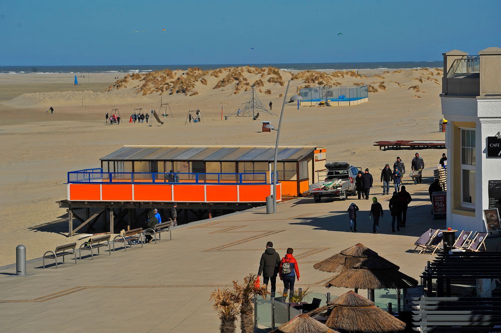 Jedes Jahr vor den Osterferien beginnt auf Borkum der Streß ...