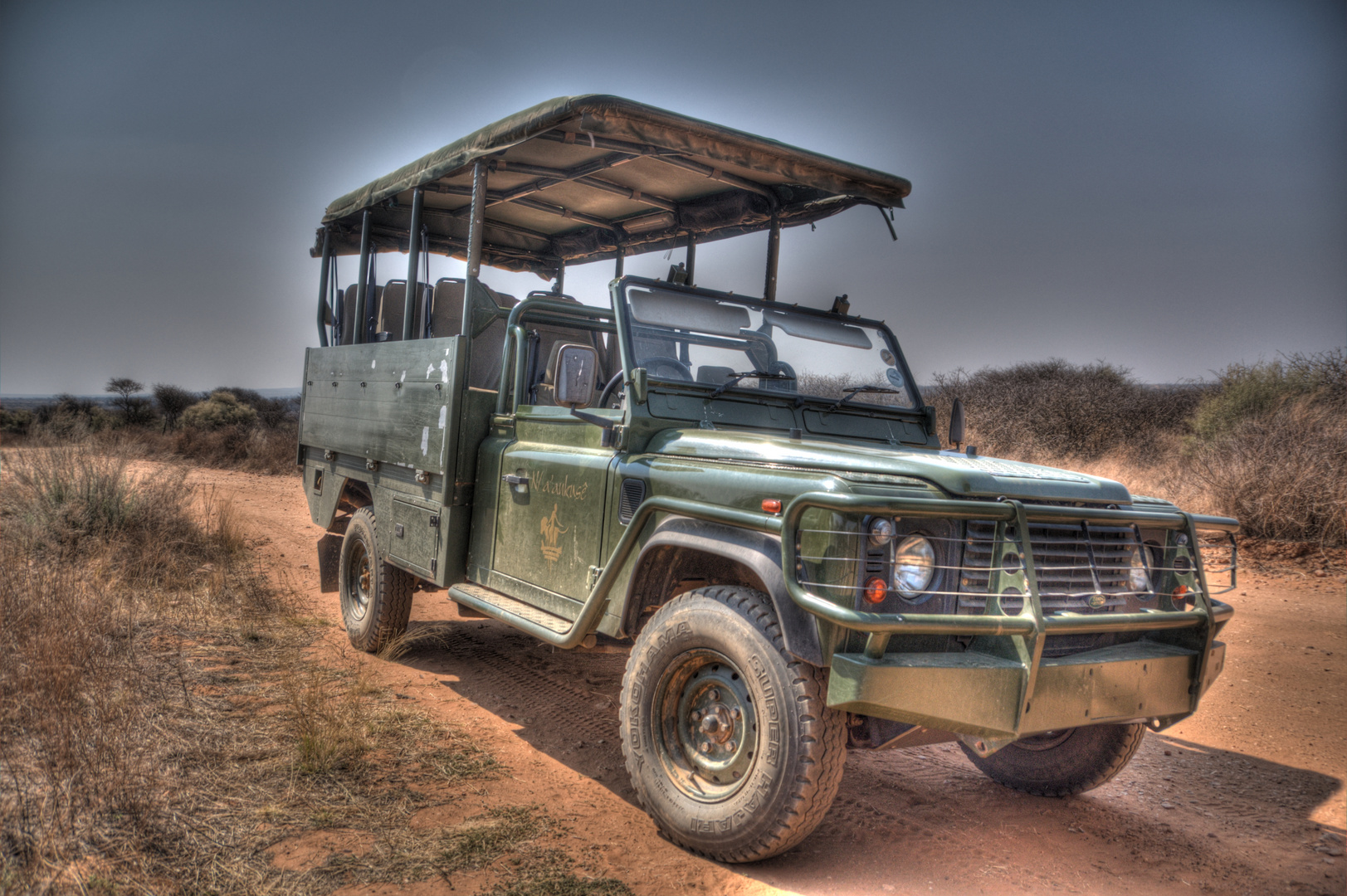 Jeep bei Namibia Safari