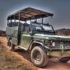 Jeep bei Namibia Safari