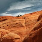 Jeep on top of the Rock