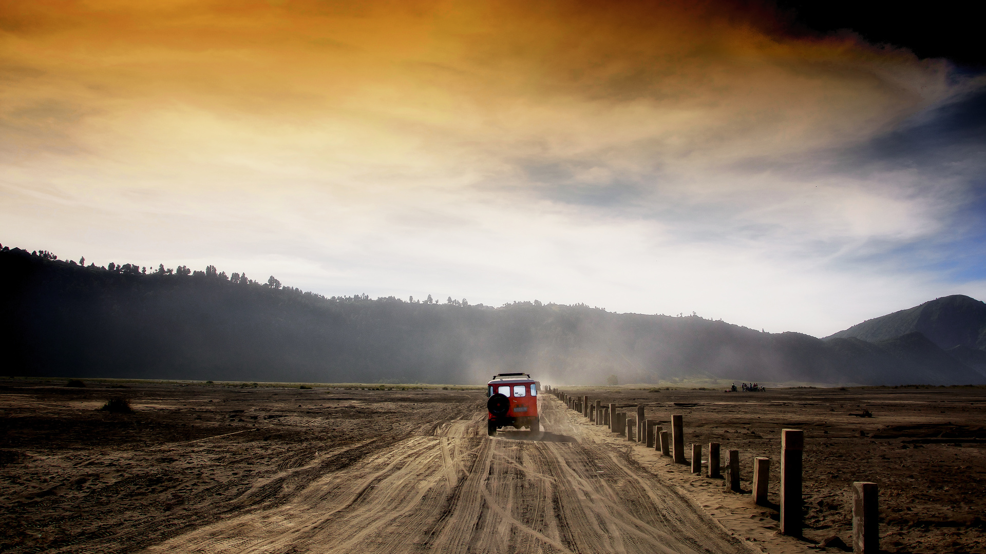 Jeep Trail am Mount Bromo