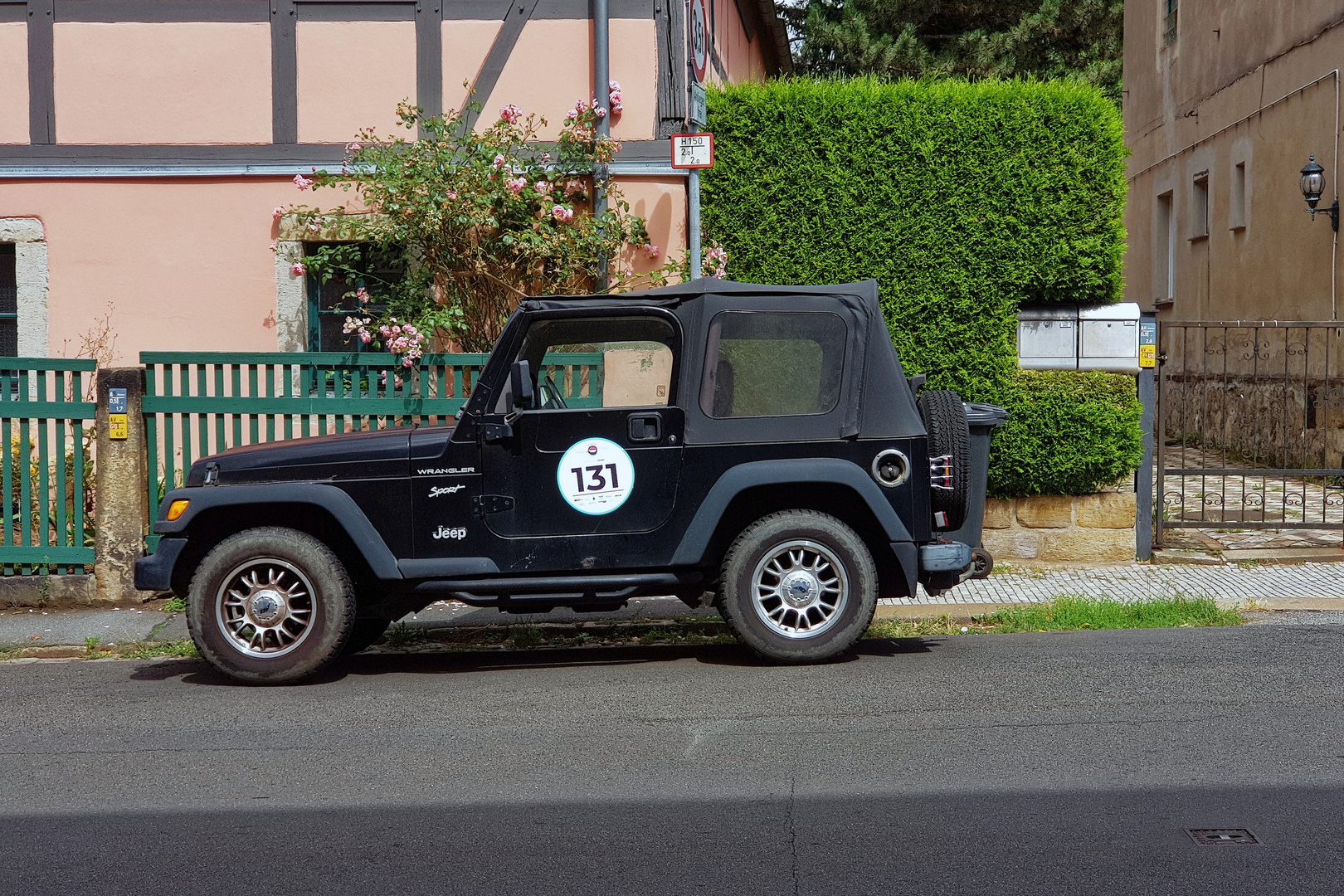 Jeep Wrangler mit Nummer 131