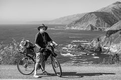 " jeff, with bicycle " hurricane point, el cabrillo hwy, california