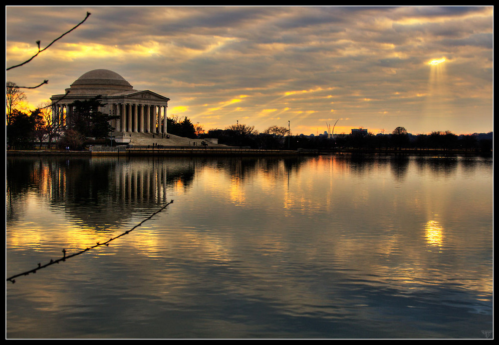 Jefferson Memorial - Sunset