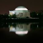 Jefferson Monument at night