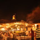 Jemaa el-Fnaa am Abend