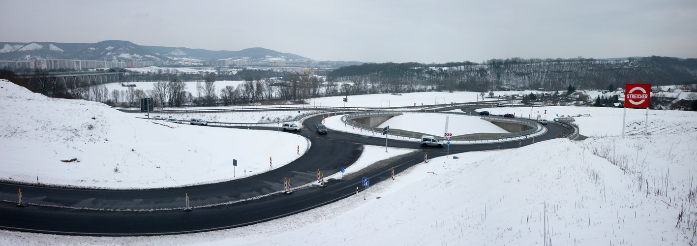 Jena Ausbau der B 88 bei Maua