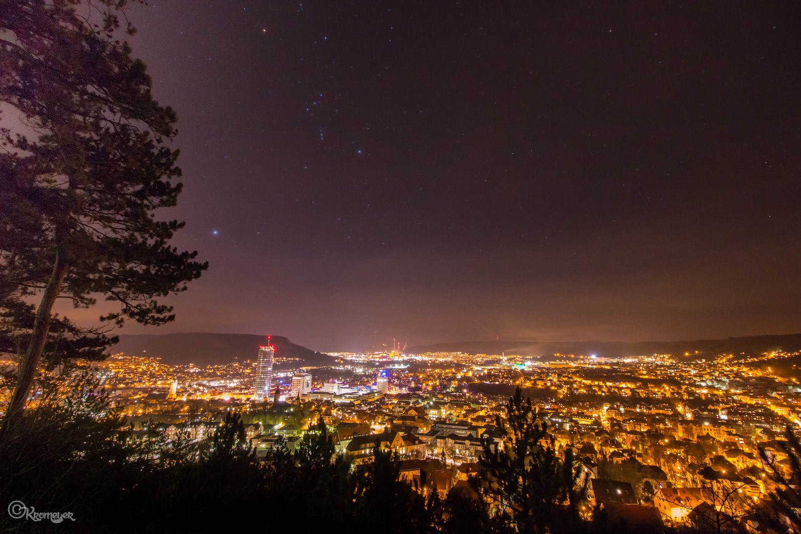 Jena bei Nacht