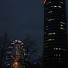 Jena by night and rain