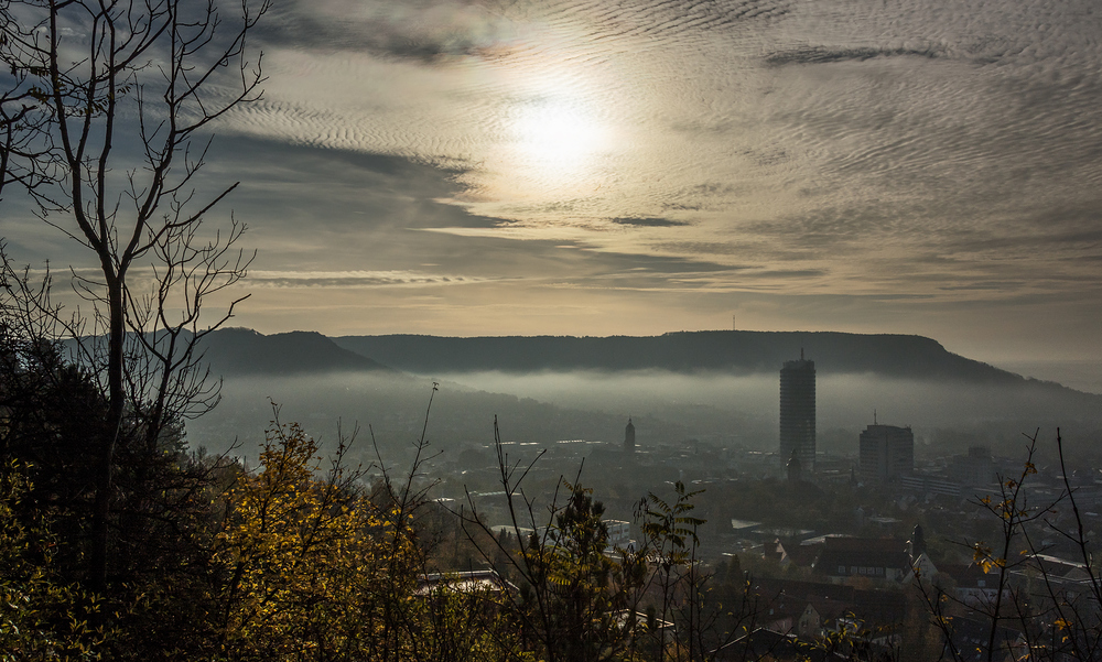 Jena im Nebel