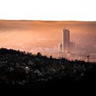 Jena mit Smog am Neujahrstag