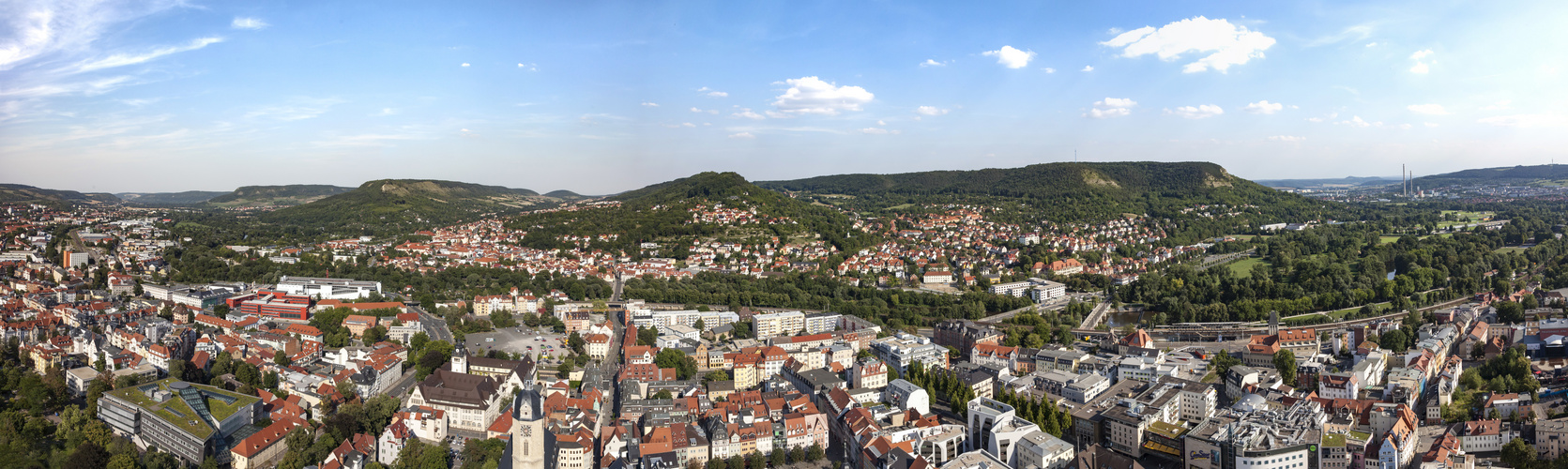 Jena Panorama 2015 von oben