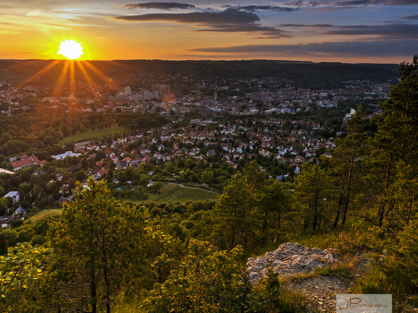 Jena Sonnenuntergang