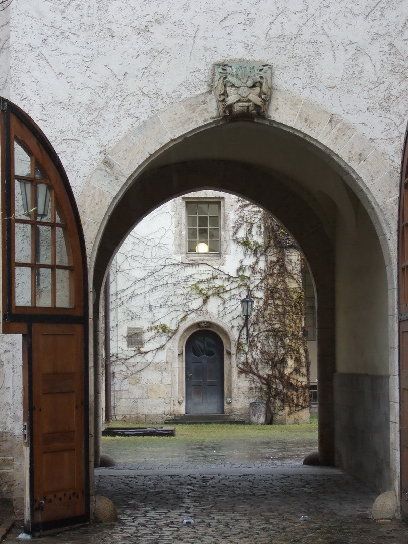 Jena, Universität  Hauptgebäude Seteneingang 1908