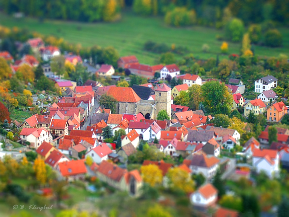 Jena - Ziegenhain in Miniatur