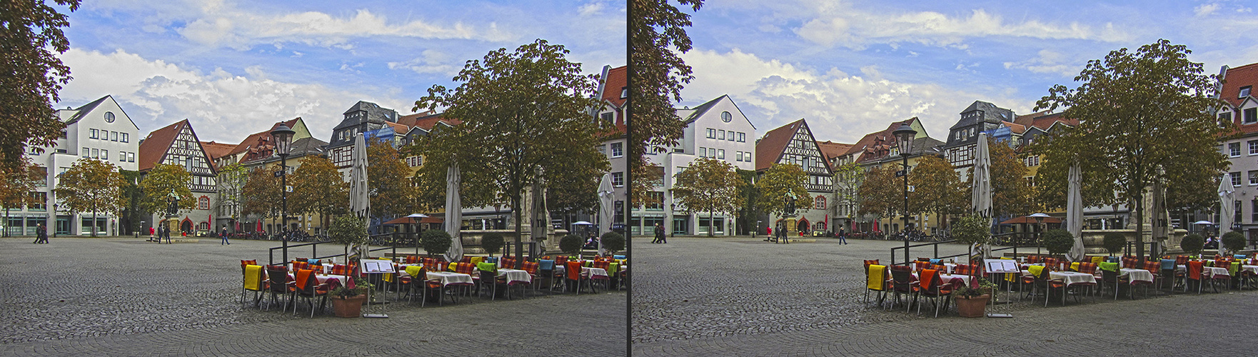 Jenaer Marktplatz (3D)