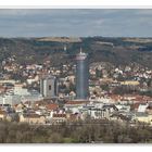 Jenaer Stadtzentrum aus der Sicht der Kernberghorizontale