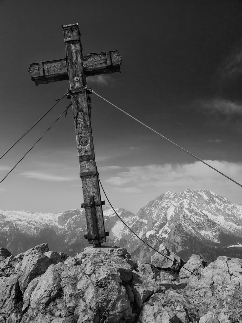 Jenner Gipfelkreuz bei Superwetter