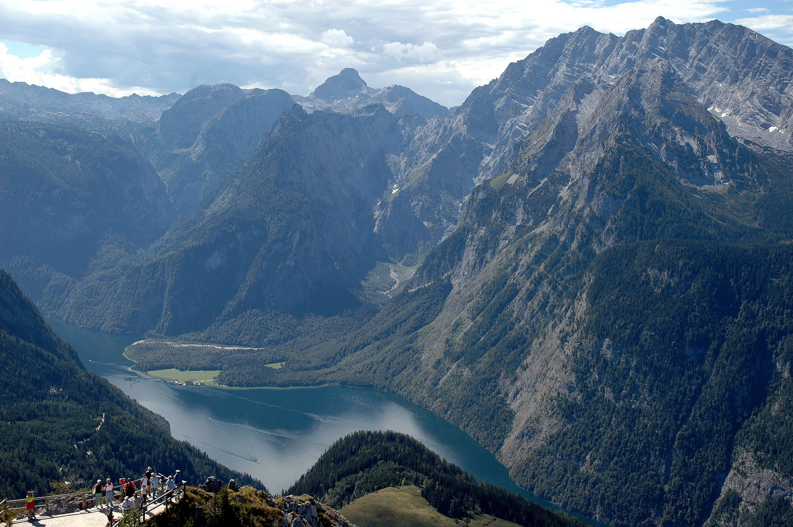 Jennerblick auf Königsee und Watzmann