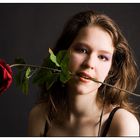 Jenny mit Rose