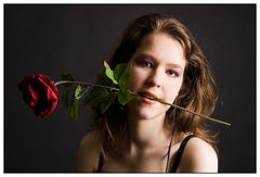 Jenny mit Rose