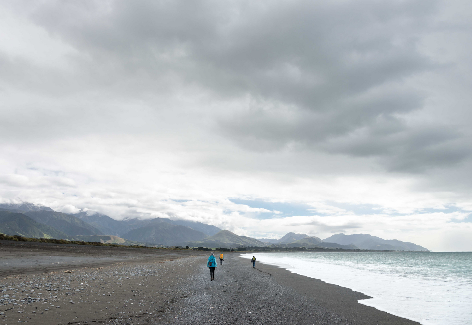 Jenseits der Kaikoura Peninsula