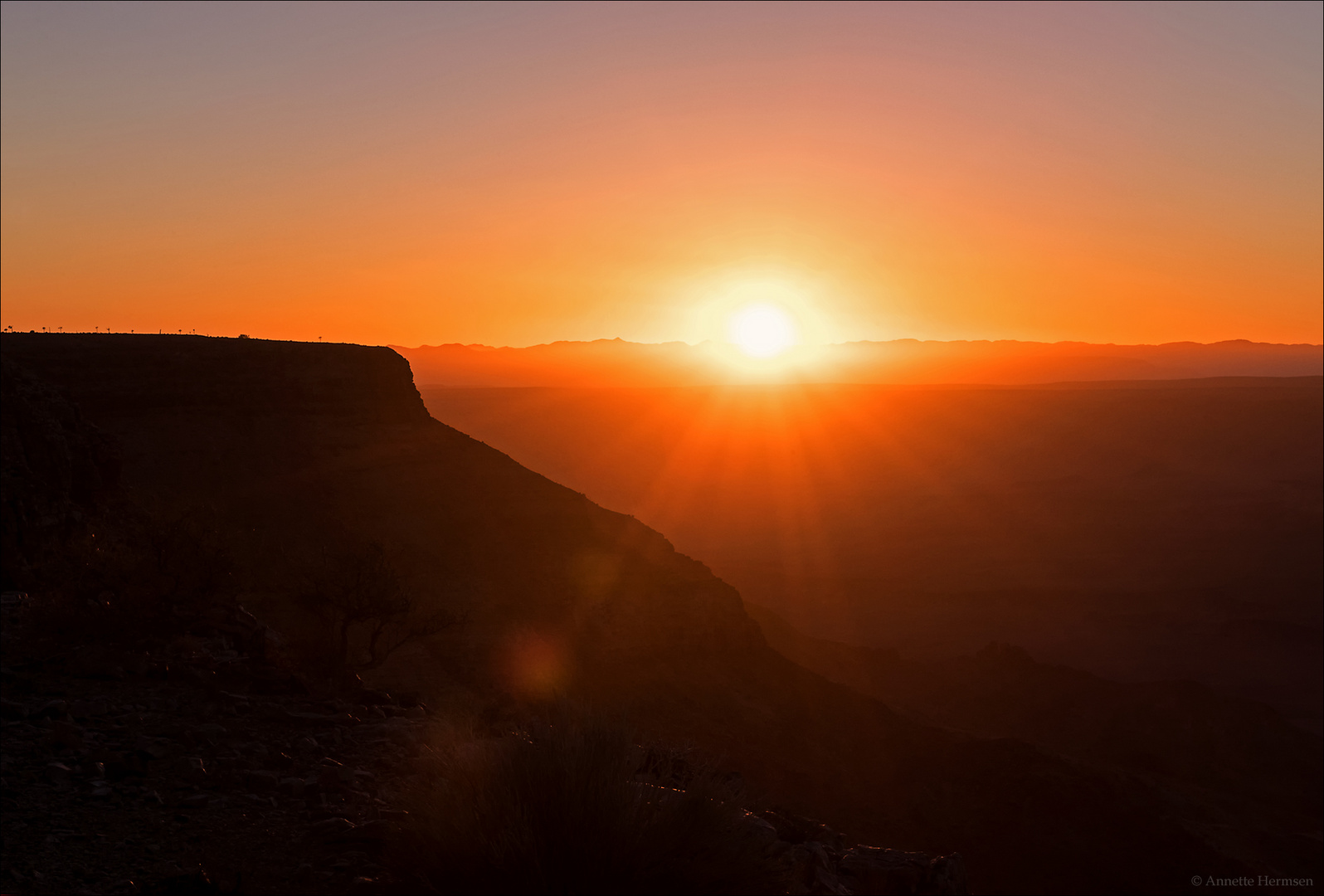 Jenseits von Afrika [7] - Sunrise at Fish River Canyon