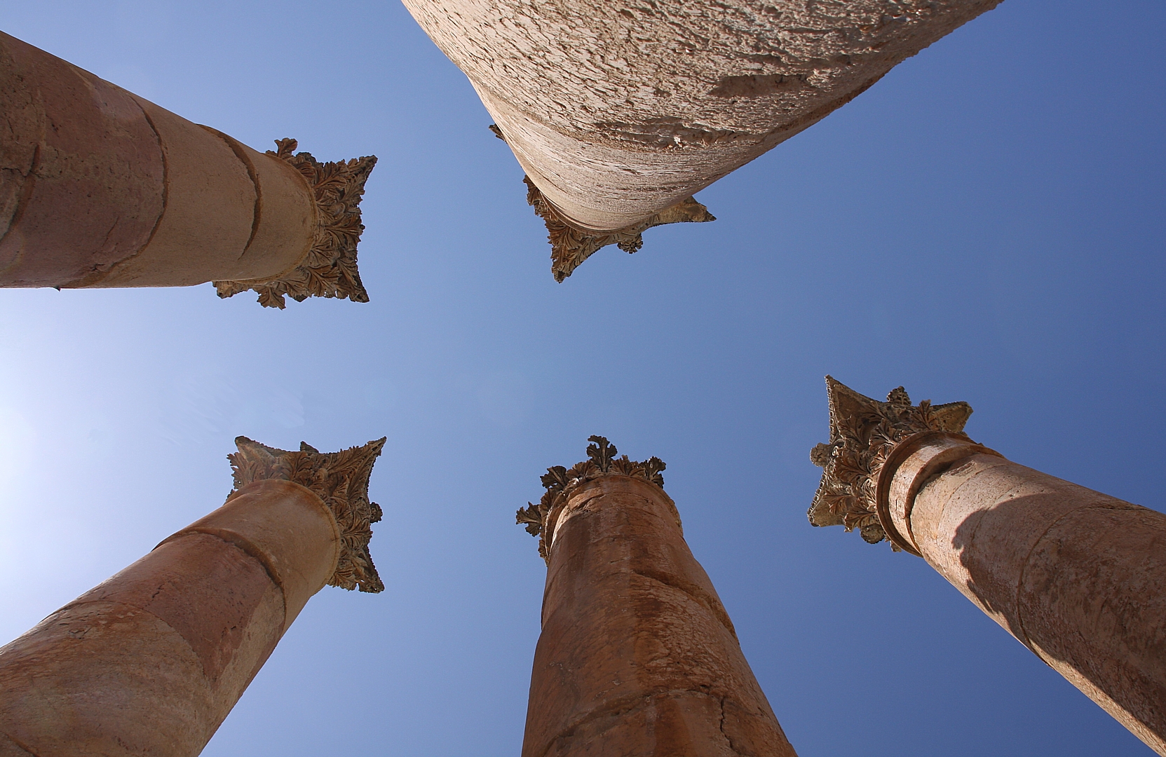 Jerash: Überbleibsel vom Artemis-Tempel